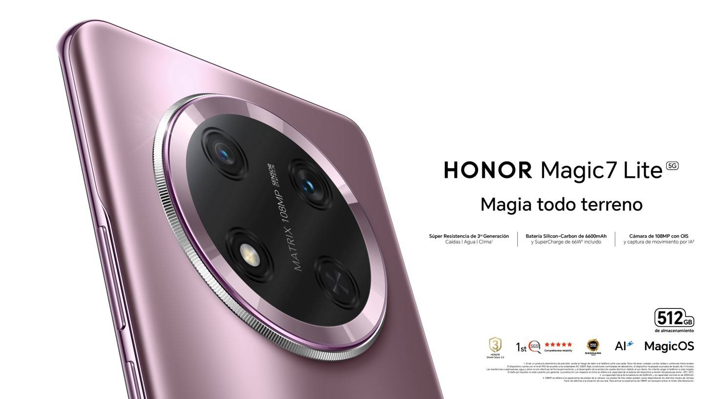 Resistencia todo terreno: Llegó al Perú el HONOR Magic7 Lite 250206 HONOR Magic7 Lite KV