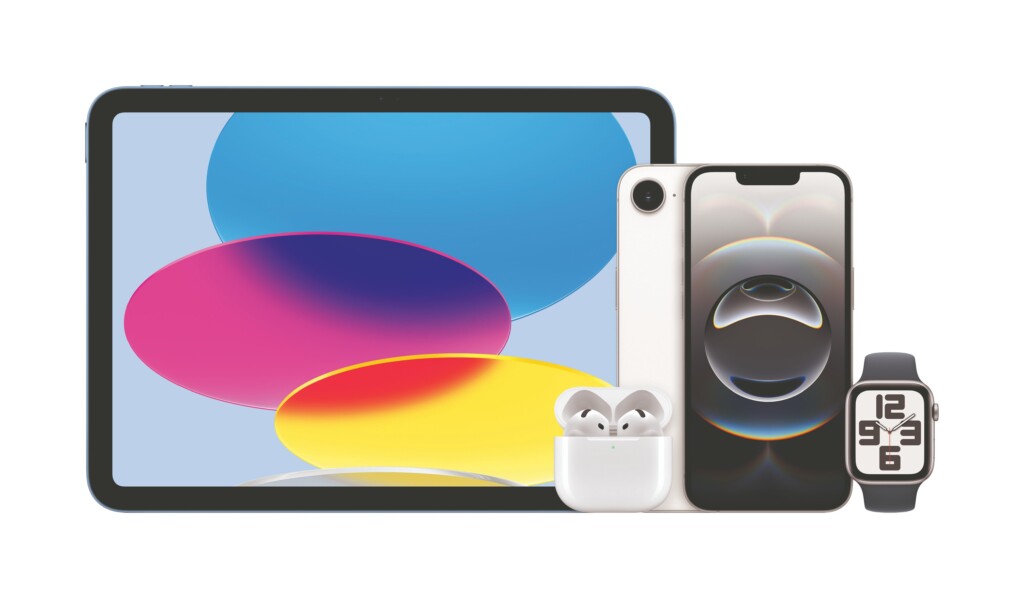 IPad A16 Chip AirPods 4 IPhone 16e Apple Watch SE 1 1024x598